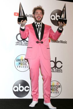 Los Angeles - Ekim 9: Post Malone 2018, Amerikan müzik Microsoft tiyatroda 9 Ekim 2018 Los Angeles, Ca Ödülleri