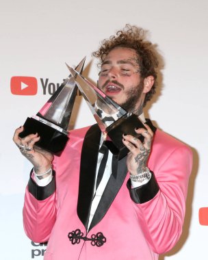 Los Angeles - Ekim 9: Post Malone 2018, Amerikan müzik Microsoft tiyatroda 9 Ekim 2018 Los Angeles, Ca Ödülleri