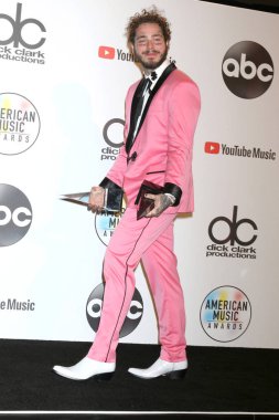 Los Angeles - Ekim 9: Post Malone 2018, Amerikan müzik Microsoft tiyatroda 9 Ekim 2018 Los Angeles, Ca Ödülleri