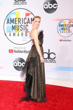 Los Angeles - Ekim 9: Amber duydum Microsoft Tiyatrosu'nda 2018 Amerikan Müzik Ödülleri'nde 9 Ekim 2018 Los Angeles, Ca