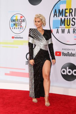 LOS ANGELES - OCT 9:  Bebe Rexha at the 2018 American Music Awards at the Microsoft Theater on October 9, 2018 in Los Angeles, CA