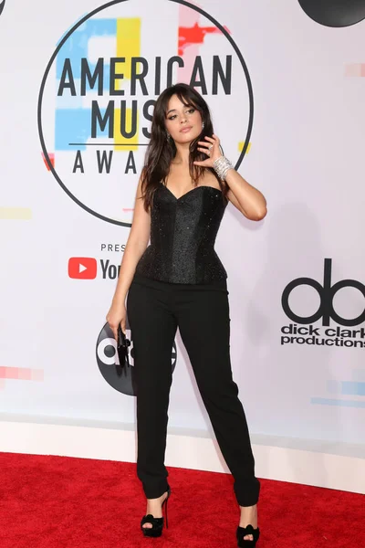 Los Angeles Oct Camila Cabello American Music Awards 2018 Microsoft — Fotografia de Stock