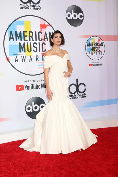 Los Angeles Oct Dua Lipa 2018 American Music Awards Microsoft — Stock Photo, Image