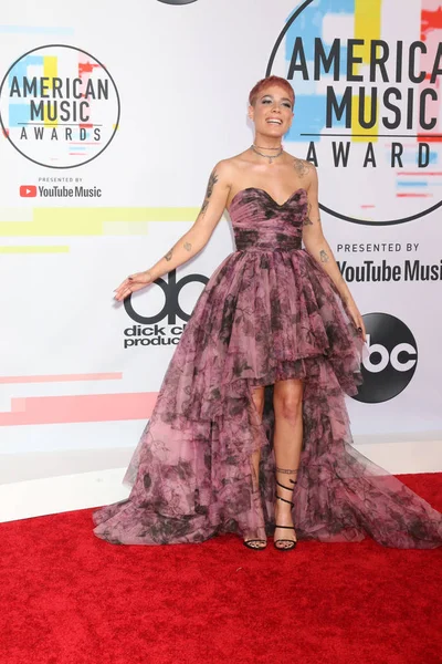 Los Angeles Oct Halsey Aux American Music Awards 2018 Microsoft — Photo