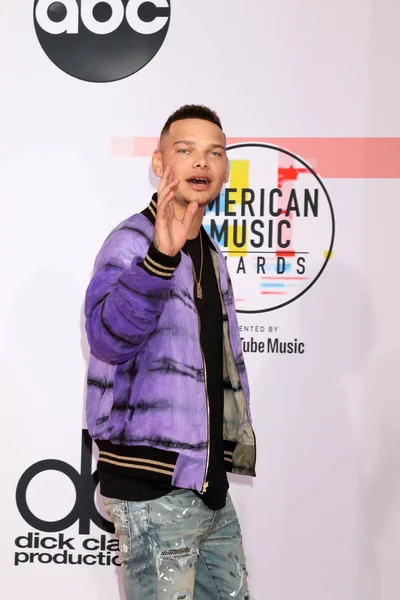 Los Angeles Oct Kane Brown 2018 American Music Awards Microsoft — Stock Photo, Image