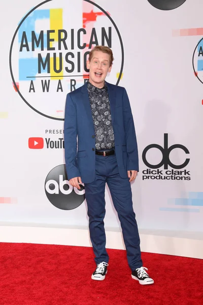 Los Ángeles Octubre Macaulay Culkin Los American Music Awards 2018 — Foto de Stock