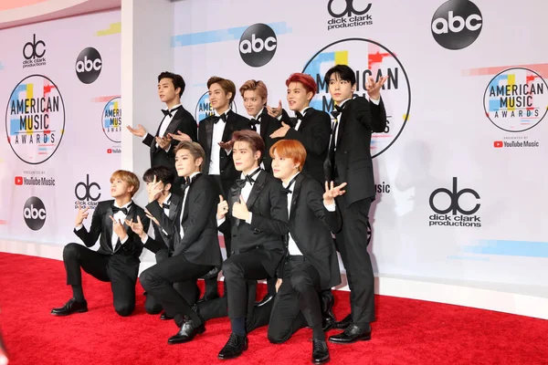 Los Angeles Oct Nct 127 2018 American Music Awards Microsoft — Stock Photo, Image