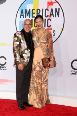 Los Angeles - Ekim 9: Ricky Minor, Rachel Montez Mino Los Angeles, Ca 9 Ekim 2018 üzerinde Microsoft Theater 2018 Amerikan Müzik Ödülleri'nde