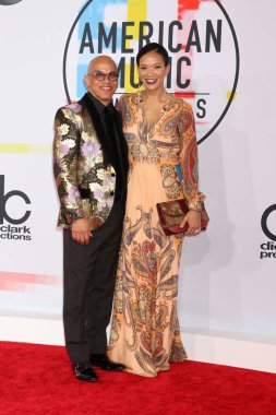 Los Angeles - Ekim 9: Ricky Minor, Rachel Montez Mino Los Angeles, Ca 9 Ekim 2018 üzerinde Microsoft Theater 2018 Amerikan Müzik Ödülleri'nde