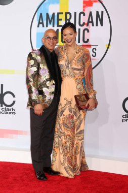 Los Angeles - Ekim 9: Ricky Minor, Rachel Montez Mino Los Angeles, Ca 9 Ekim 2018 üzerinde Microsoft Theater 2018 Amerikan Müzik Ödülleri'nde