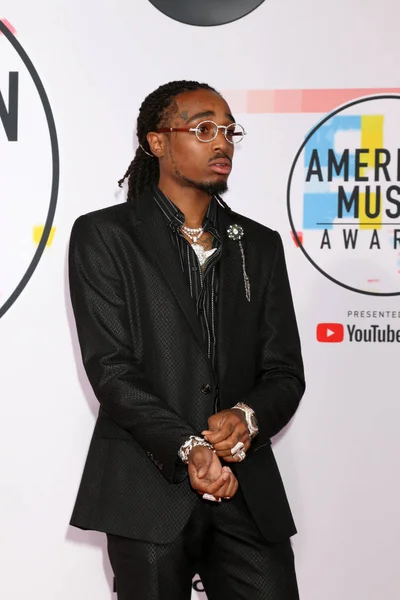 Los Ángeles Oct Quavo Migos 2018 American Music Awards Microsoft —  Fotos de Stock