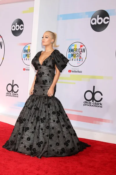 Los Ángeles Octubre Rita Ora Los American Music Awards 2018 — Foto de Stock