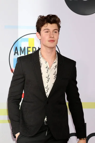 Los Angeles Oct Shawn Mendes 2018 Amerikai Music Awards Microsoft — Stock Fotó