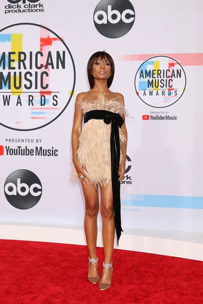 Los Angeles Oct Zuri Hall 2018 American Music Awards Microsoft — Stock Photo, Image