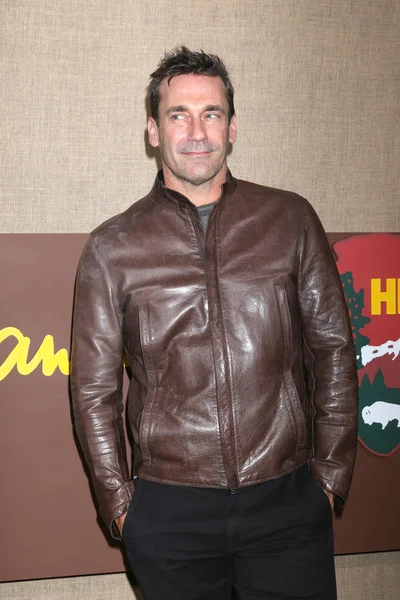 Los Angeles Ottobre Jon Hamm Camping Hbo Prima Proiezione Paramount — Foto Stock