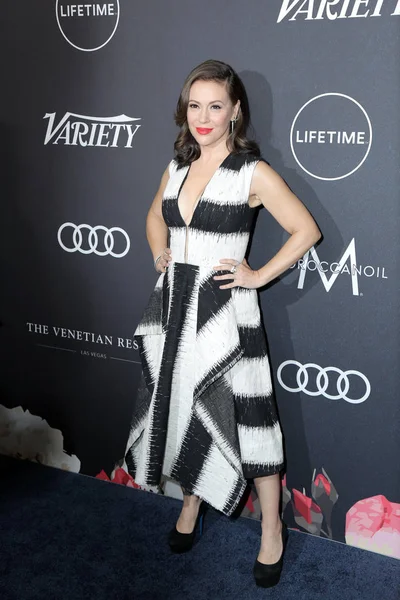 Los Angeles Oct Alyssa Milano Variety Power Women Los Angeles — Stock Photo, Image