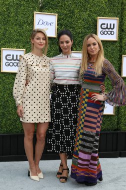 Los Angeles - Ekim 14: Melissa Benoist, Tala Ashe, Caity Lotz Cw şebekenin sonbahar denize indirmek olay Warner Brothers Stüdyoları'nda üzerinde 14 Ekim 2018 Burbank, Ca