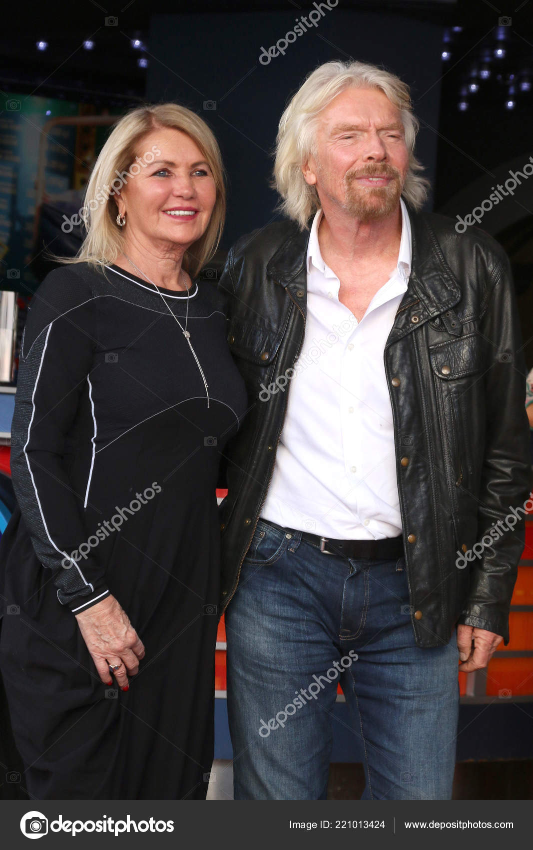 Los Angeles Oct Joan Templeman Branson Sir Richard Branson ...