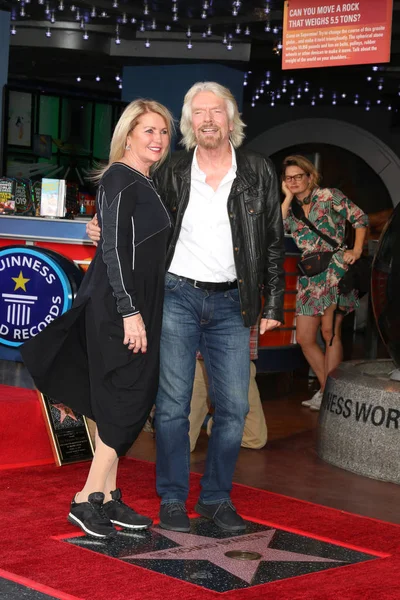 Los Angeles Oct Joan Templeman Branson Sir Richard Branson Slavnostním — Stock fotografie