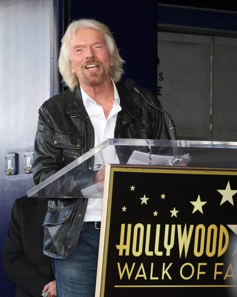 ลอส แองเจล ลาคม เซอร ชาร แบรนส มอบดาว Sir Richard Branson — ภาพถ่ายสต็อก