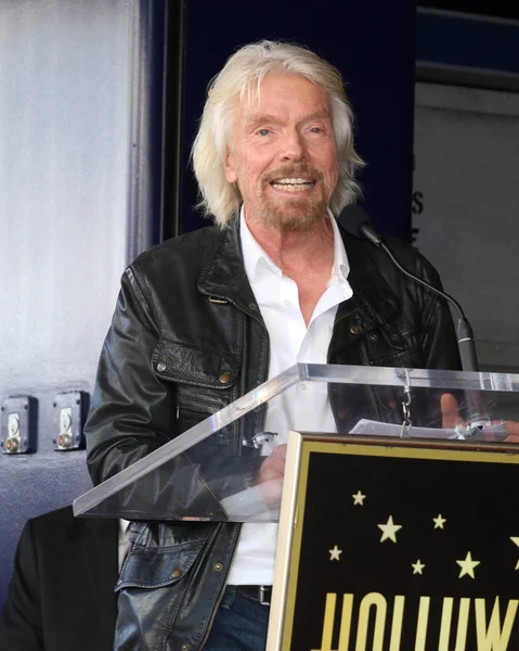 ลอส แองเจล ลาคม เซอร ชาร แบรนส มอบดาว Sir Richard Branson — ภาพถ่ายสต็อก