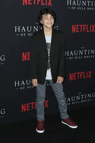 Los Ángeles Octubre Logan Medina Estreno Temporada Haunting Hill House — Foto de Stock