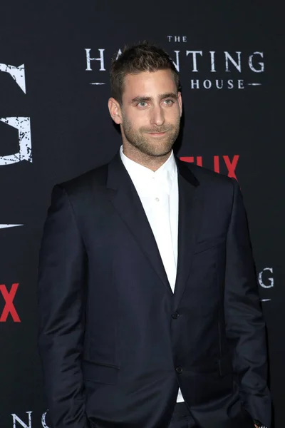 Los Angeles Okt Oliver Jackson Cohen Haunting Heuvelhuis Seizoen Première — Stockfoto