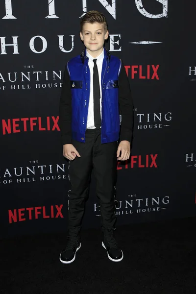 Los Ángeles Octubre Paxton Singleton Estreno Temporada Haunting Hill House — Foto de Stock