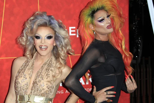 Los Angeles Okt Willam Belli Rhea Liter Bij 2018 Amfar — Stockfoto