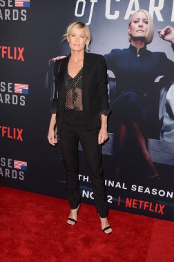 Los Angeles - 22 Ekim: Robin Wright Los Angeles, Ca üzerinde 22 Ekim 2018 Dga Tiyatrosu'nda iskambil kağıtlarından ev sezon 6 galasında