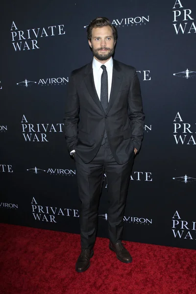 Los Angeles Oct Jamie Dornan Première Private War Samuel Goldwyn — Photo