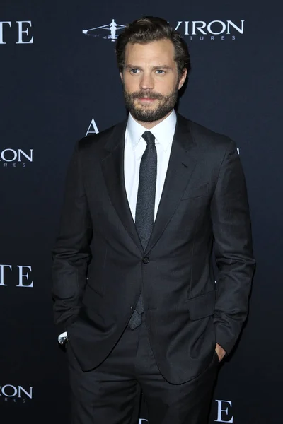 Los Angeles Okt Jamie Dornan Private War Premiere Samuel Goldwyn - Stock-foto