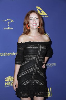 Los Angeles - 24 Ekim: Yağmur Fuller, 7 yıllık Avustralyalı Film Ödülleri Los Angeles, Ca her şeyden stüdyolarında üzerinde 24 Ekim 2018