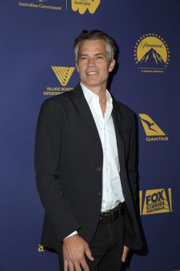 Los Angeles - 24 Ekim: Timothy Olyphant 7 yıllık Avustralyalı Film Ödülleri Los Angeles, Ca her şeyden stüdyolarında üzerinde 24 Ekim 2018'de