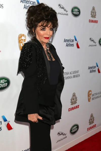 Los Angeles Oct Joan Collins 2018 Britské Akademie Britannia Awards — Stock fotografie