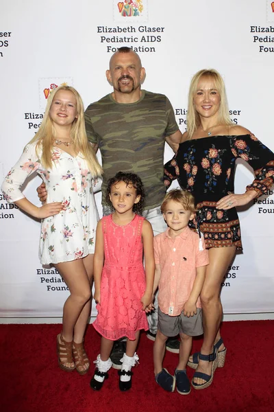Los Angeles Oct Chuck Liddell Family Time Heroes Family Festival — Stock Photo, Image