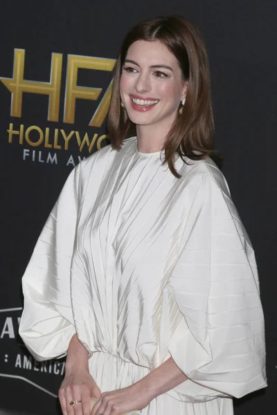 Los Angeles Nov Anne Hathaway Agli Hollywood Film Awards 2018 — Foto Stock