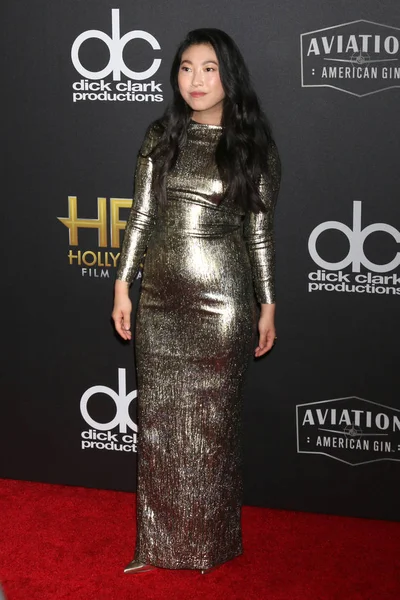 Los Angeles Nov Awkwafina Hollywood Film Awards 2018 Beverly Hilton — Stock Photo, Image