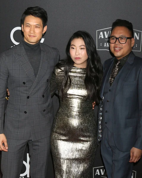 Los Angeles Nov Harry Shum Awkwafina Nico Santos Hollywood Film — Stok Foto