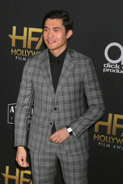 Los Angeles Lis Henry Golding Hollywood Film Awards 2018 Beverly — Zdjęcie stockowe