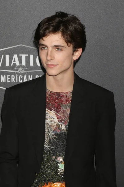 Los Angeles Nov Timothee Chalamet Hollywood Film Awards 2018 Beverly — Fotografia de Stock