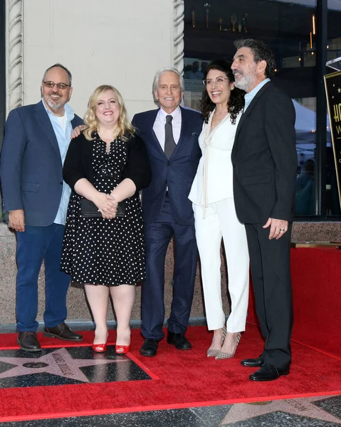 Los Angeles Nov Higgins Sarah Baker Michael Douglas Lisa Edelstein — Fotografia de Stock