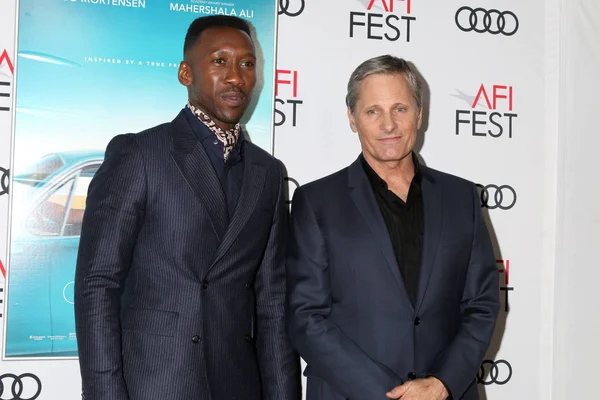 Los Angeles Nov Mahershala Ali Viggo Mortensen Afi Fest 2018 — Stockfoto