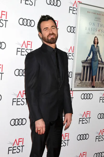 Los Ángeles Nov Justin Theroux Afi Fest 2018 Gala Inaugural — Foto de Stock