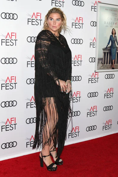 Los Ángeles Nov Kesha Afi Fest 2018 Gala Apertura Sobre —  Fotos de Stock