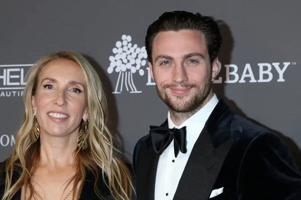 Los Angeles Listopad Sam Taylor Johnson Aaron Taylor Johnson Roce — Stock fotografie