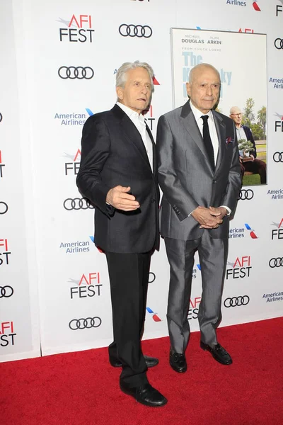 Los Ángeles Nov Michael Douglas Alan Arkin Afi Fest 2018 —  Fotos de Stock