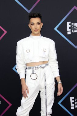 Los Angeles - Kasım 11: James Charles adlı 11 Kasım 2018 Barker askıda Santa Monica, Ca, People's Choice Ödülleri 2018