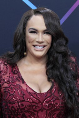 Los Angeles - Kasım 11: Nia Jax, People's Choice Ödülleri 2018, 11 Kasım 2018 Barker askıda Santa Monica, Ca