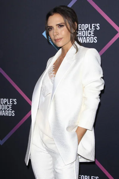 Los Angeles Nov Victoria Beckham People Choice Awards 2018 Hanger — Stockfoto